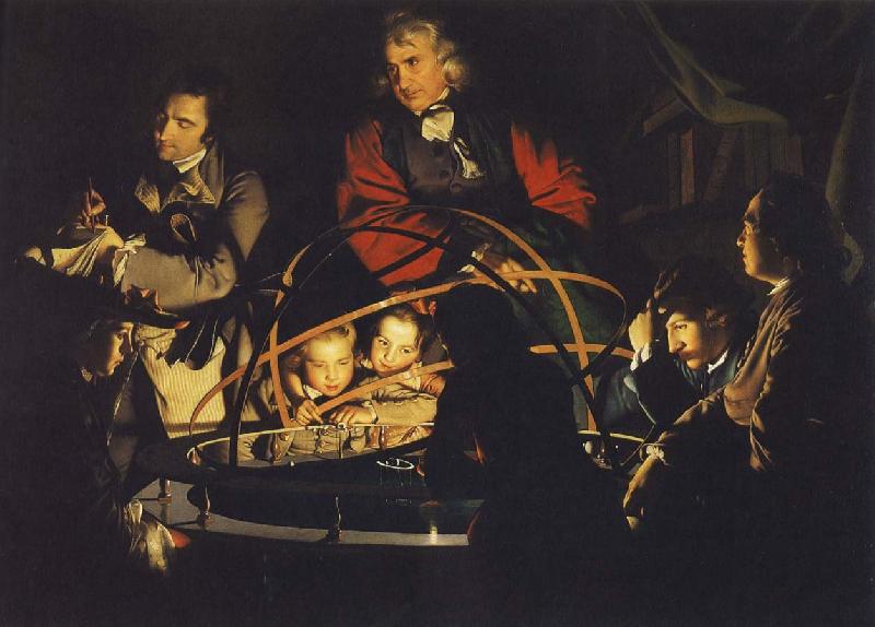 Joseph Wright Instrument of the solar system Sweden oil painting art